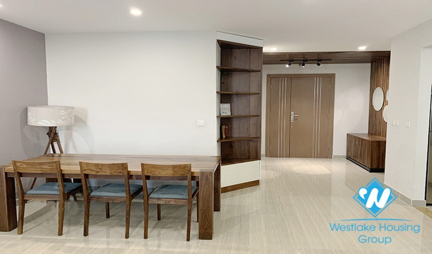 Three bedroom apartment with nice balcony fully furnished modern high floor for rent